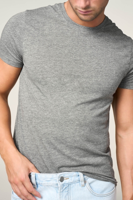 T-Shirt Girocollo con Cotone Organico