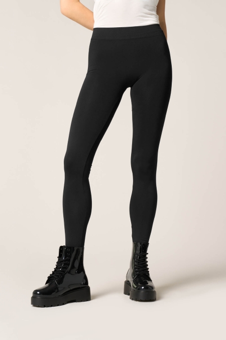 Leggings in microfibra soft touch