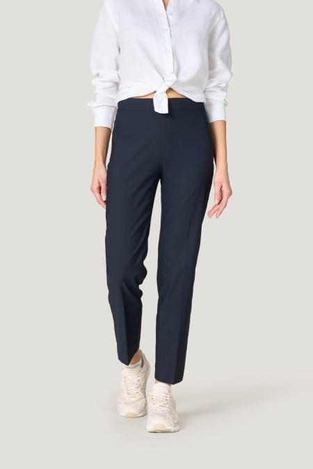 Pantaloni Straight in Viscosa