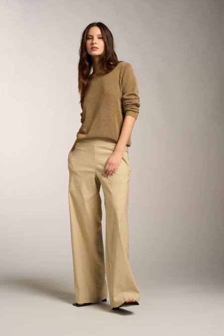 Leggings wide leg con viscosa