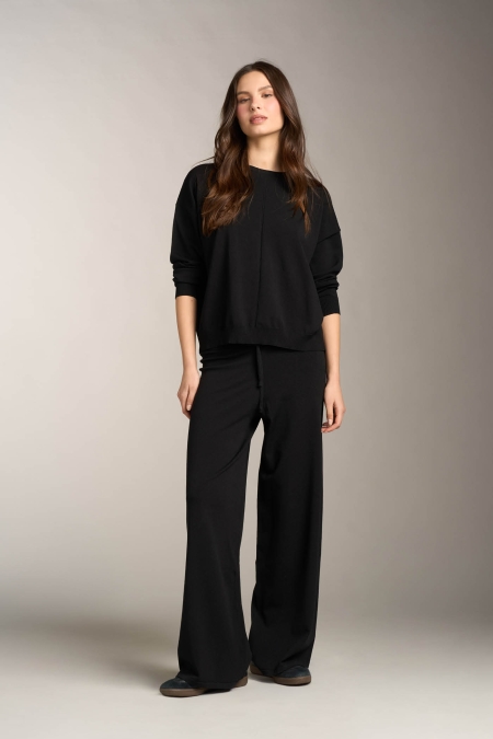 Leggings wide leg con coulisse