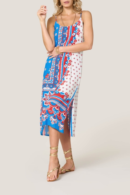 Abito Lungo con Spalline Serie Bandana