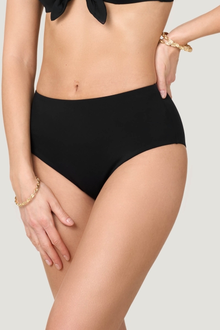 Slip Fianco Alto Shaping Costume Tinta Unita