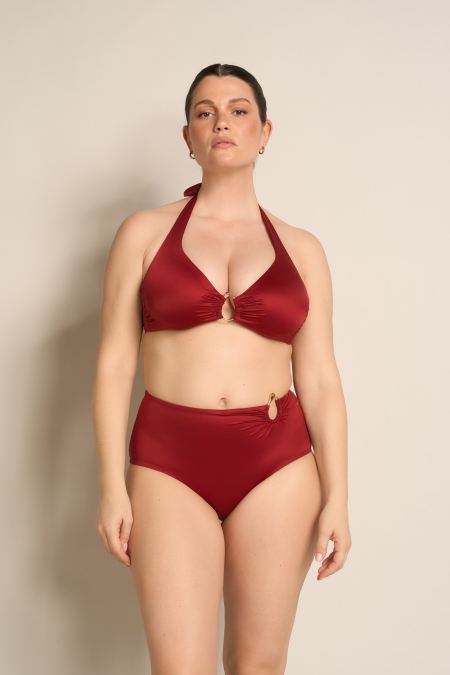 Slip Fianco Alto Con Accessorio Glossy