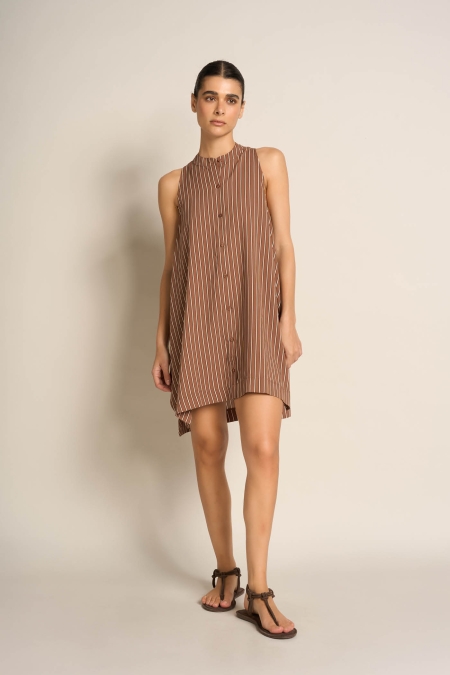 Camicia Scollo Halter Maya
