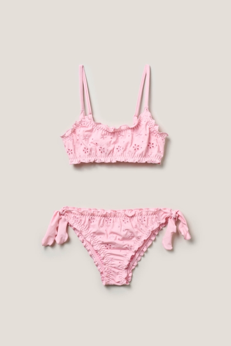 Bikini Brassière Bambina Costume Sangallo