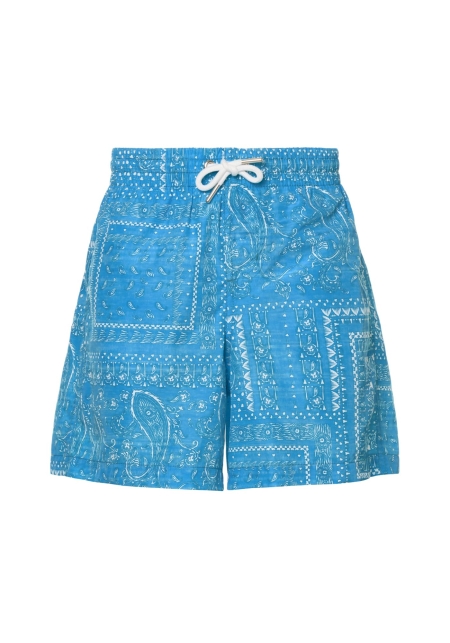 Boxer Bimbo Costume Fantasia Bandana Paisley