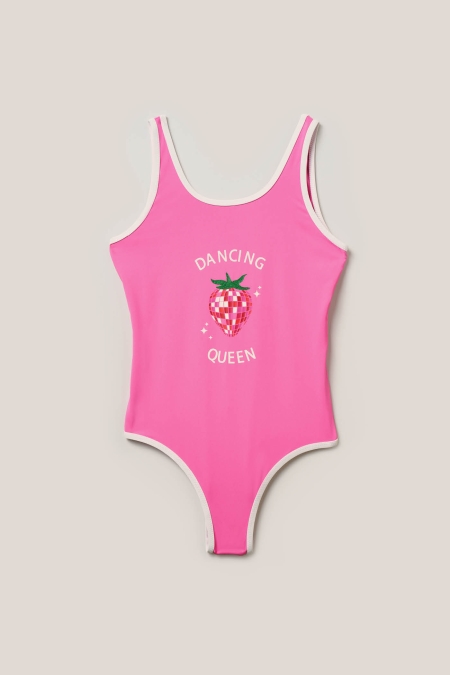 Costume Intero Bambina Bubble Gum