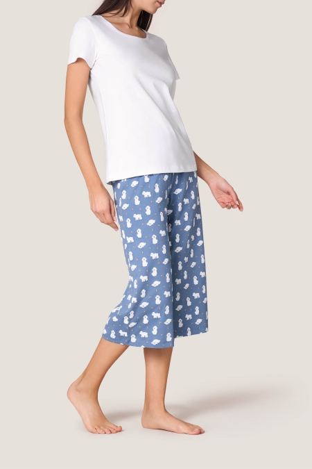 Pigiama con Culotte Poodle