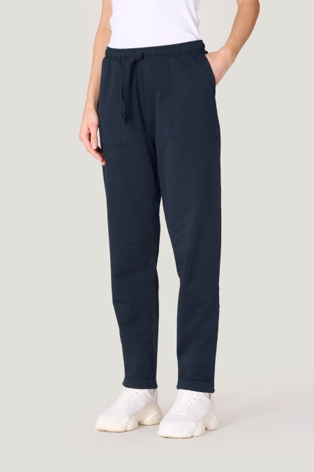 Pantalone Straight in Felpa