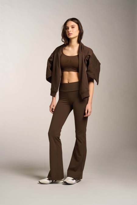 Leggings Active Flare Fascia Risvoltata
