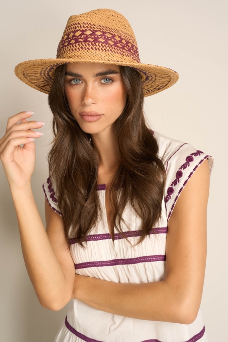 Cappello in Paglia con Decorazione