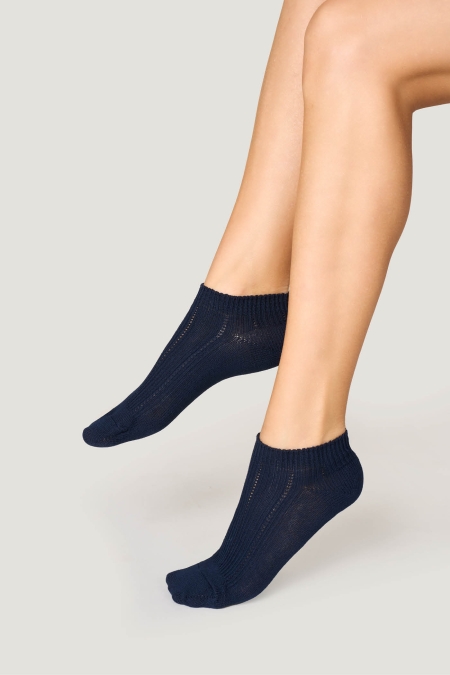 Mini Calzino a Costa Fantasia Jacquard