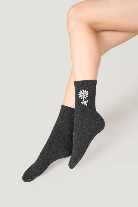 Calzino con Bijoux Floreale Daisy