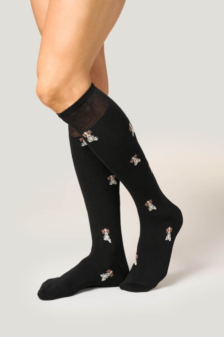 Calza Lunga con Cashmere Puppets
