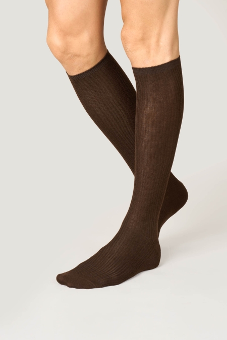 Calza Lunga a Costina con Cashmere