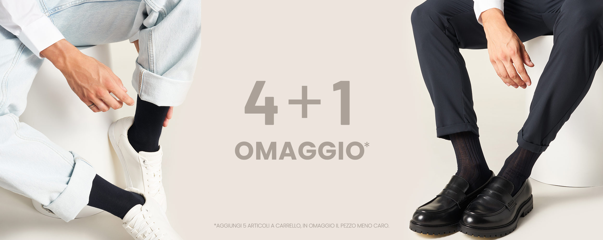 Promo Calze Uomo Goldenpoint 4+1 – acquista 5 paia e ne paghi solo 4