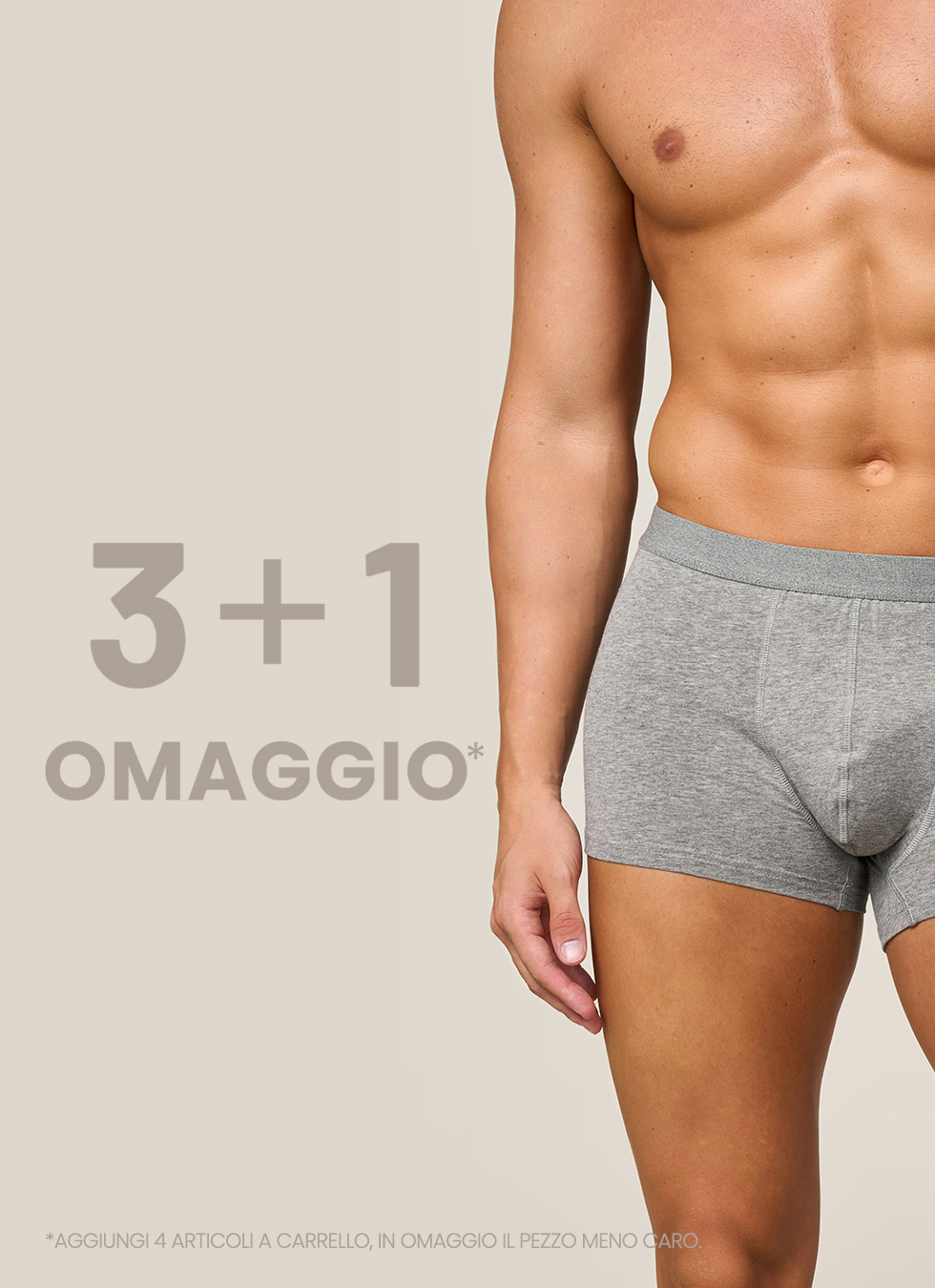 Promo Intimo Uomo Goldenpoint 3+1 – acquista 4 capi e ne paghi solo 3