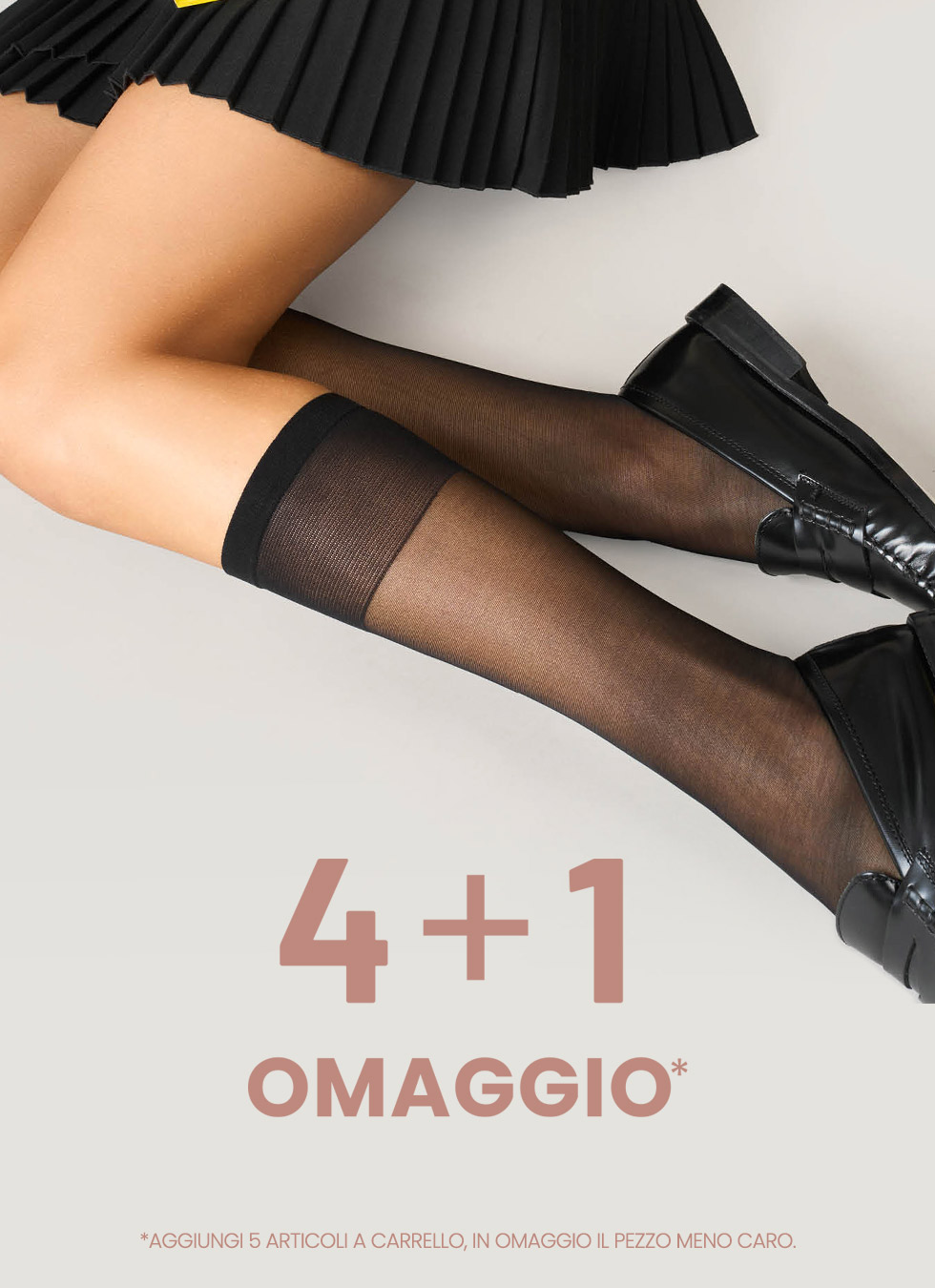 Promo calzini Goldenpoint 4+1 – acquista 5 paia e il meno caro è in omaggio