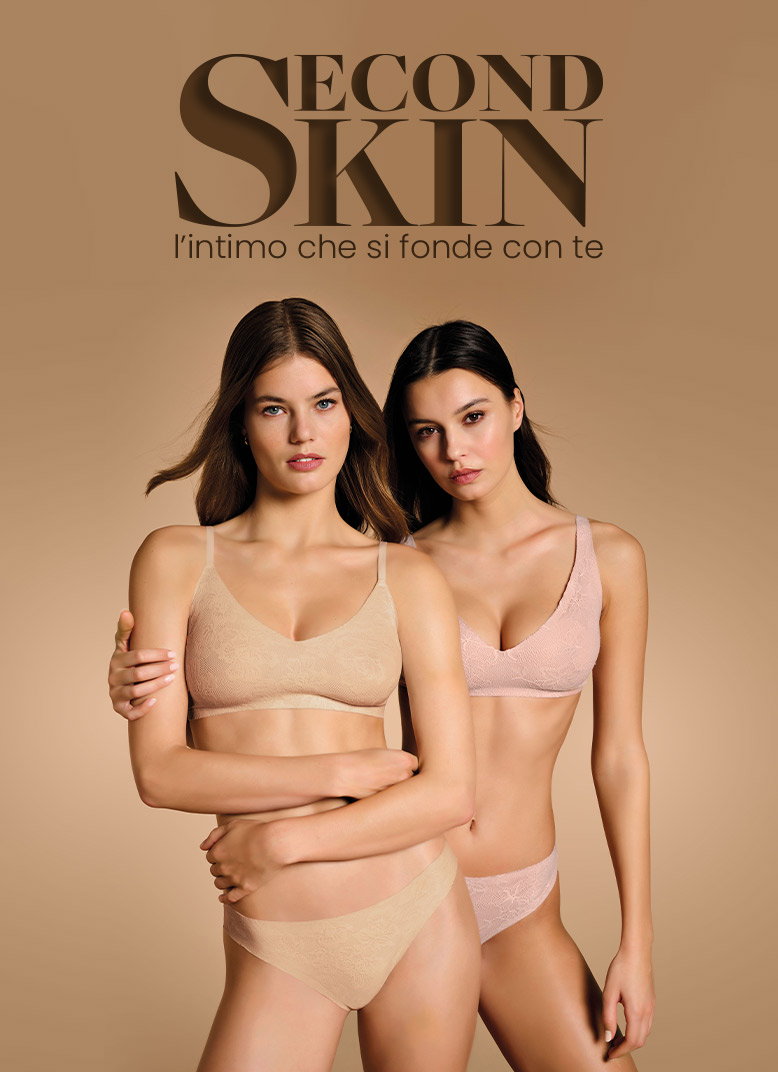 Intimo Second Skin di Goldenpoint: comfort e leggerezza per un effetto seconda pelle. Scopri slip, canotte, body e bustier dal fit perfetto e invisibile sotto i vestiti
