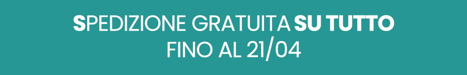 Spedizione Gratuita fino a 21/04