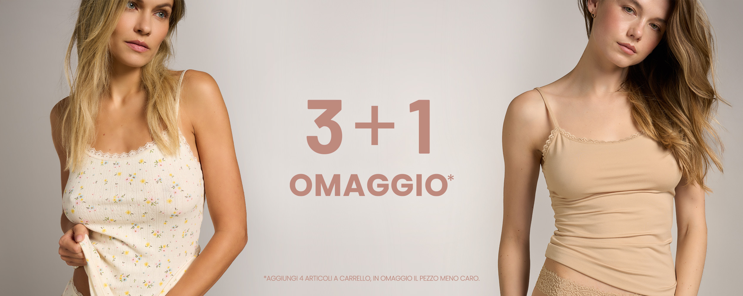 Promo intimo Goldenpoint 3+1 – acquista 4 capi e il meno caro è in omaggio