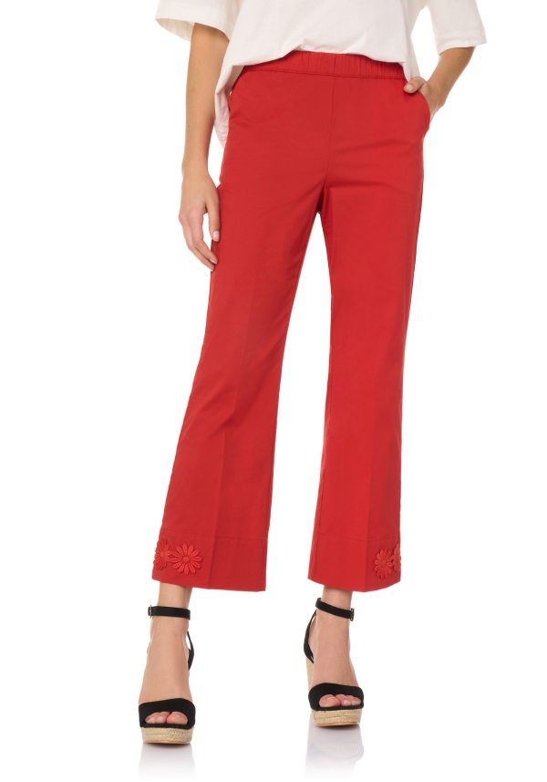 Leggings Flare con applicazione