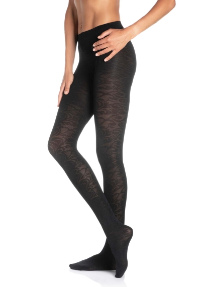 Collant Effetto Pizzo