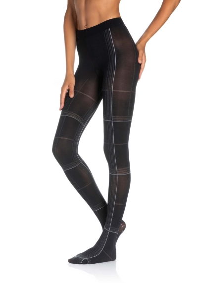 Collant Motivo Scozzese