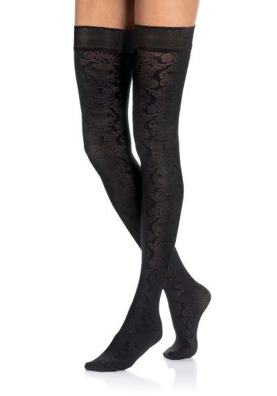 Calza Autoreggente Effetto Velluto