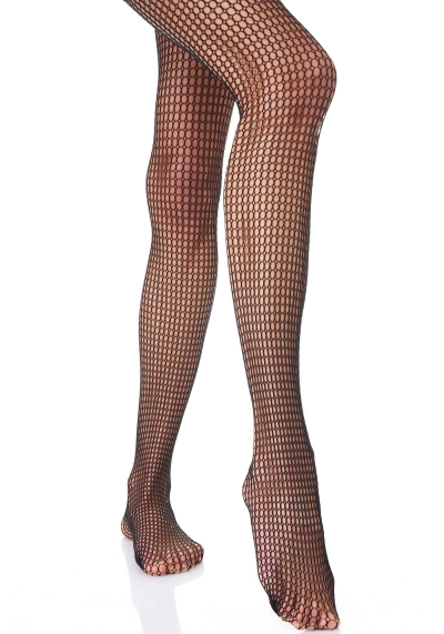 Collant rete con motivo microgeometrico