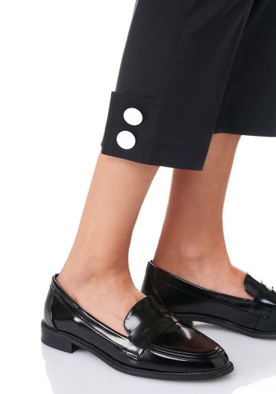 Leggings Straight con bottoni