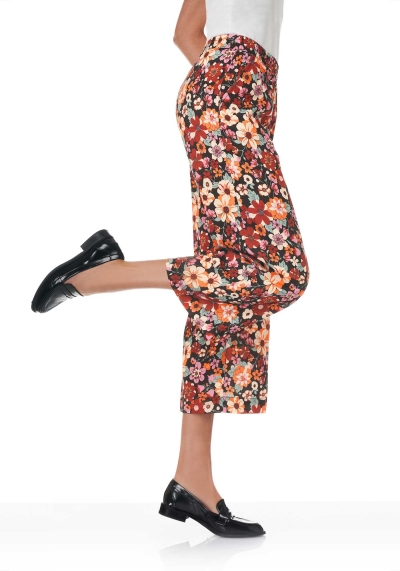 Leggings Cropped Fantasia Fiori