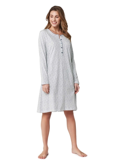 Camicia da notte Microflowers