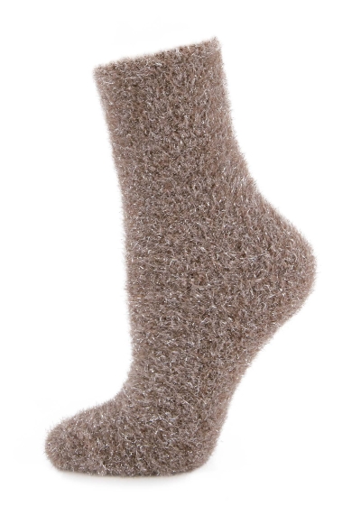 Calzino Lamé Tinta Unita