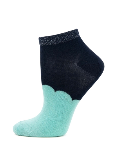 Mini calzino bicolor