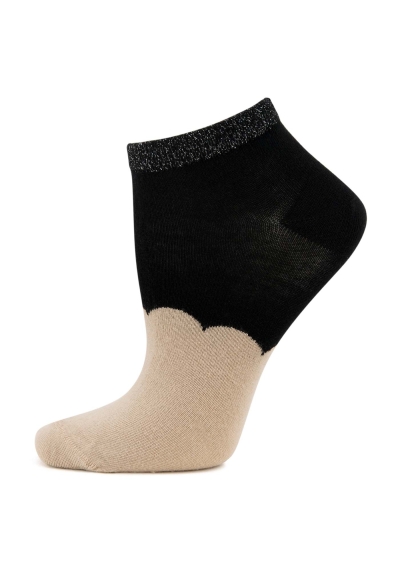 Mini calzino bicolor